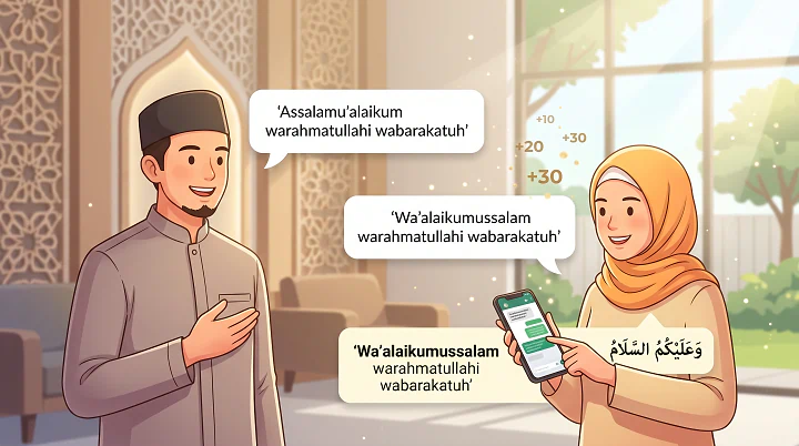 Cara Membalas Salam yang Benar: Penulisan dan Keutamaannya
