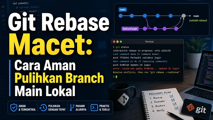 Git Rebase Macet: Cara Aman Pulihkan Branch Main Lokal