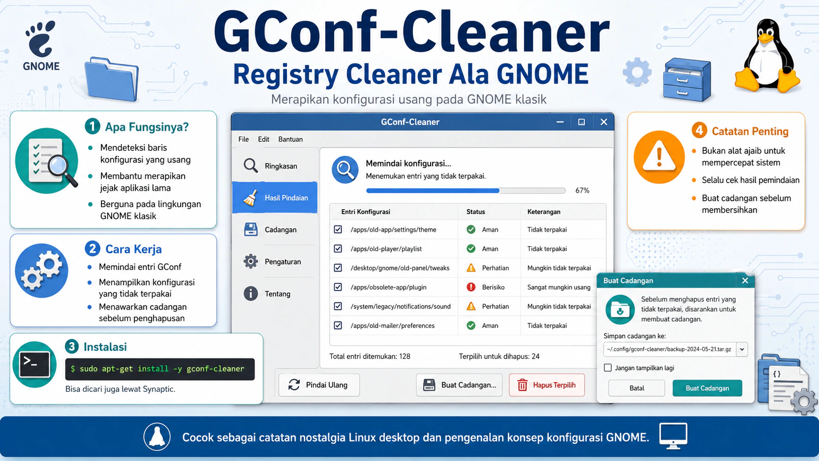 GConf-Cleaner: Registry Cleaner Ala GNOME