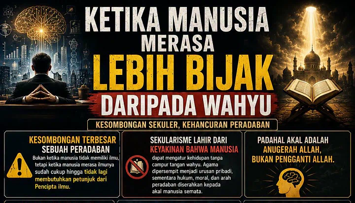 Ketika Manusia Merasa Lebih Bijak dari Wahyu: Ilusi Sekularisme