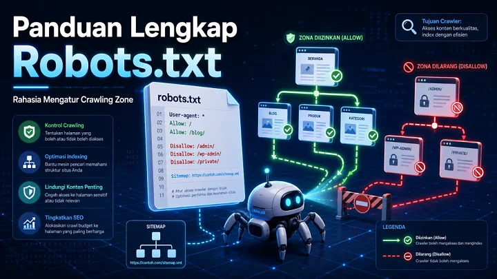 Panduan Lengkap Robots.txt: Rahasia SEO Mengontrol Crawling
