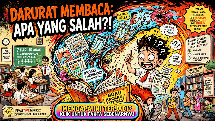Indonesia Darurat Membaca? Memahami Kemampuan Anak di Era Informasi