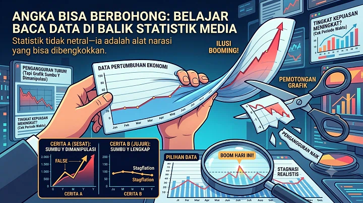 Angka Bisa Berbohong: Belajar Baca Data di Balik Statistik Media