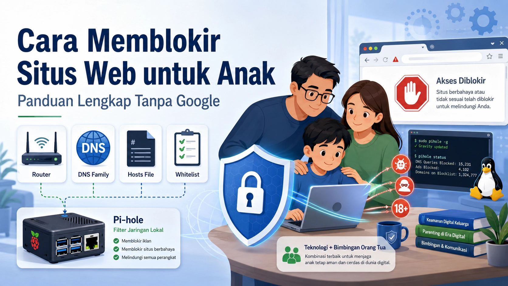 Cara Memblokir Situs Web untuk Anak: Panduan Lengkap Tanpa Google