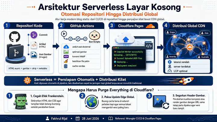 Arsitektur Serverless Layar Kosong: Otomasi Repositori Hingga Distribusi Global