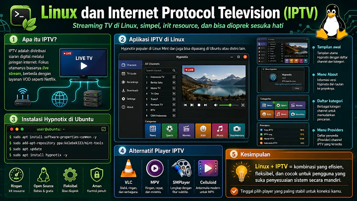 Linux dan Internet Protocol Television (IPTV) 📺