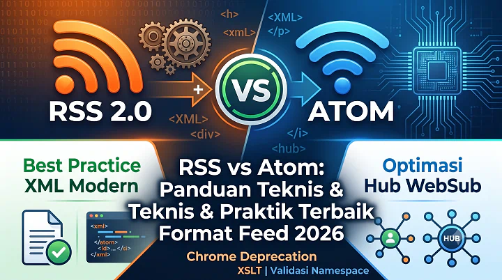 RSS vs Atom: Panduan Teknis & Praktik Terbaik Format Feed 2026
