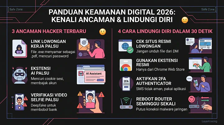 Awas Kebobolan! 3 Taktik Hacker Curi Data Akun di 2026