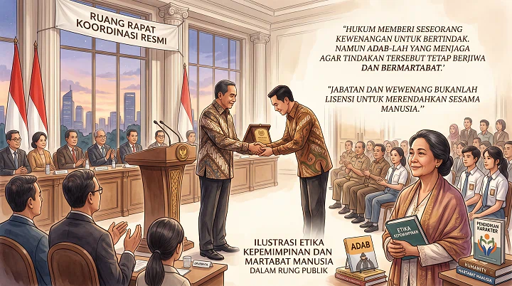 Jabatan Boleh Dicabut, Adab Jangan Pernah Hilang
