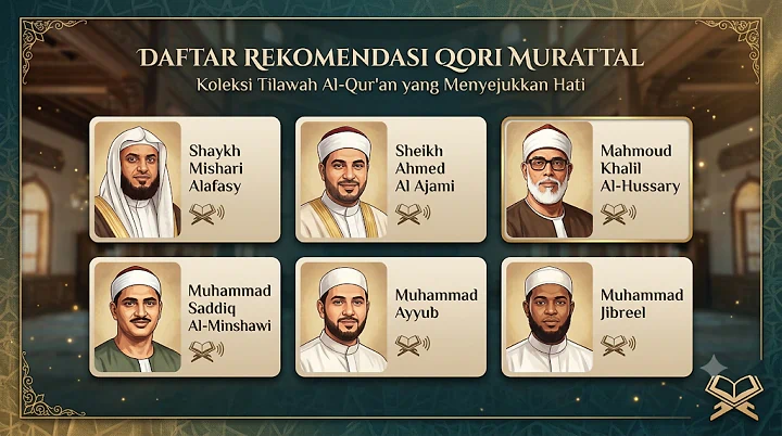 6 Qari Murattal Populer Dunia dan Ciri Bacaannya