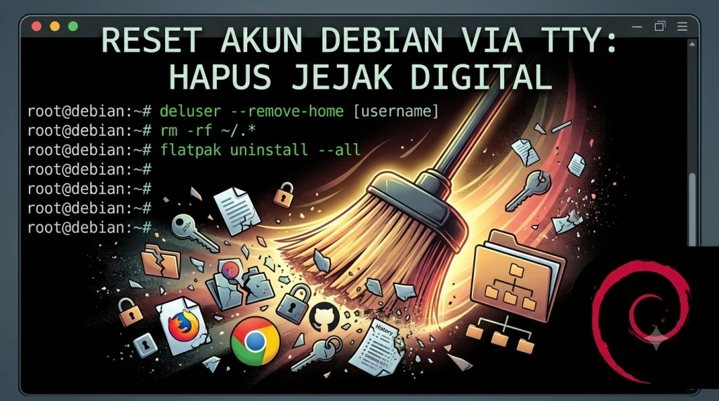 Reset Akun Debian via TTY: Hapus Jejak Digital Tanpa Hambatan