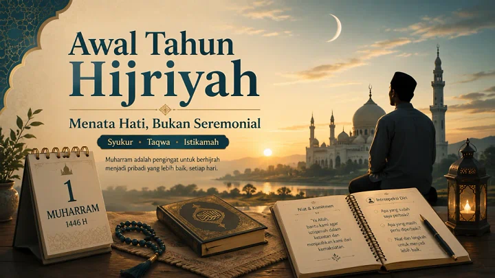 Menyambut Tahun Baru Hijriyah: tenang, santai, tetap berpegang