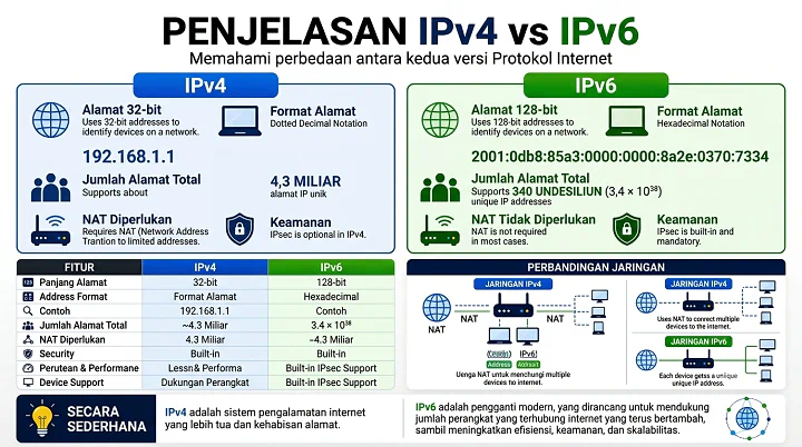Mengupas Perbedaan IPv4 vs IPv6: Transisi Menuju Internet Masa Depan