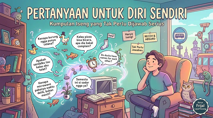Pertanyaan untuk Diri Sendiri: Kumpulan Iseng yang Tak Perlu Dijawab Serius