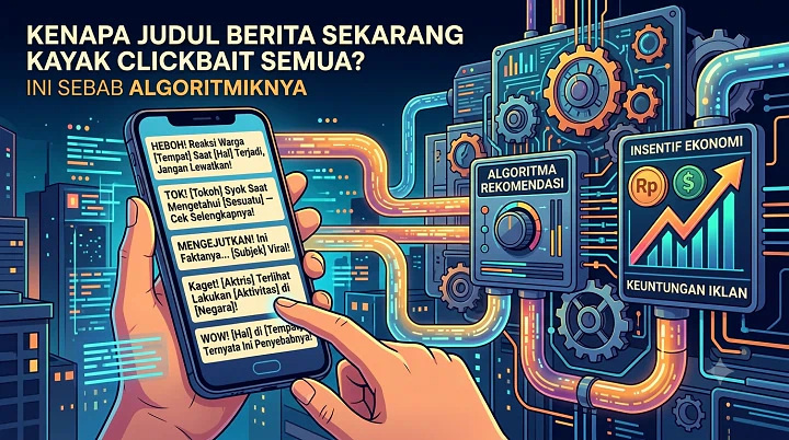 Kenapa Judul Berita Sekarang Kayak Clickbait Semua? Ini Sebab Algoritmiknya