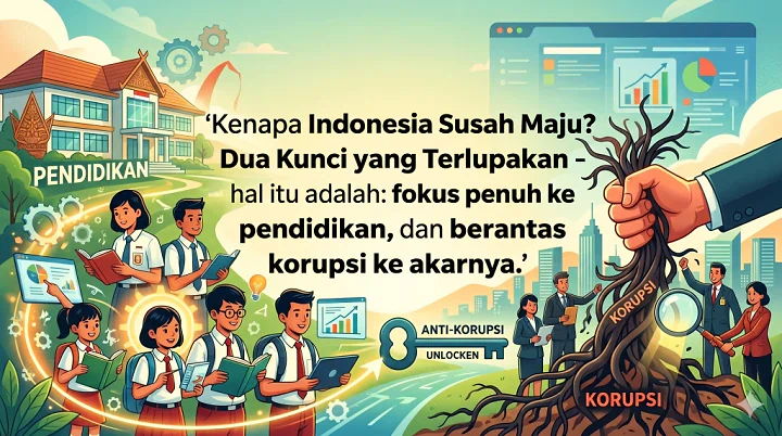 Kenapa Indonesia Susah Maju? Dua Kunci yang Terlupakan