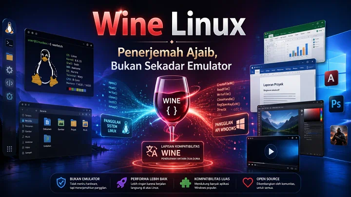 Mengenal Wine Linux: Penerjemah Ajaib, Bukan Sekadar Emulator