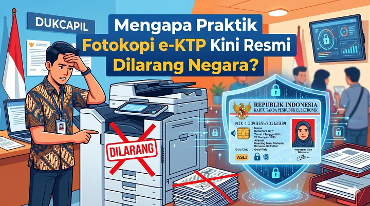 Fotokopi e-KTP Kini Dilarang Negara