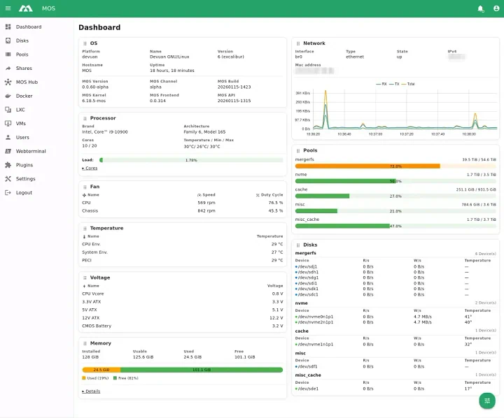 MOS - Sistem Operasi Modular Ringan untuk Homelab dan Server rumahan