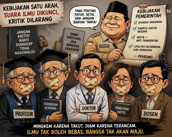 Pengkhianatan Kaum Intelektual: Mengapa Profesor dan Dosen Tak Berani Beda Suara?