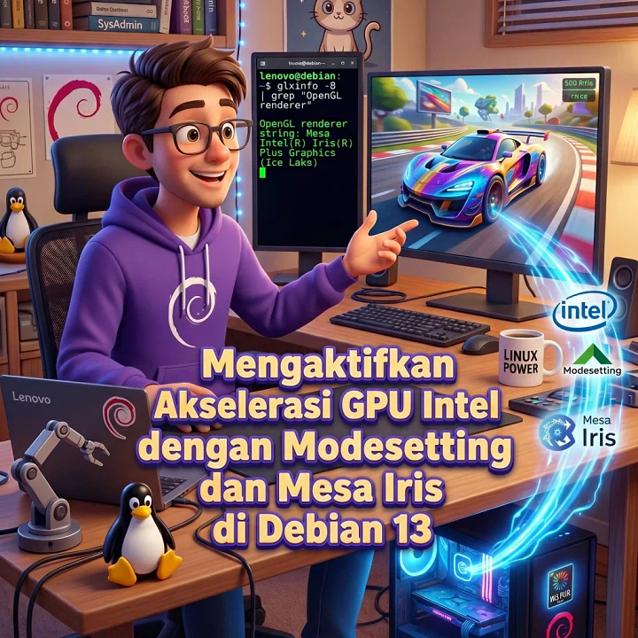 Cara Ampuh Aktifkan Akselerasi GPU Intel Debian 13