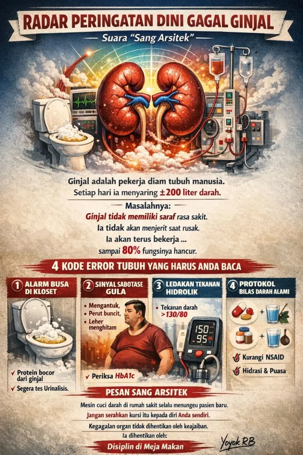 RADAR PERINGATAN DINI GAGAL GINJAL - Protokol Deteksi Dini oleh The Architect