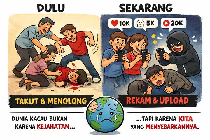 Dari Zaman Nabi Adam ke Era Viral: Mengapa Kejahatan Terasa Makin Kacau?