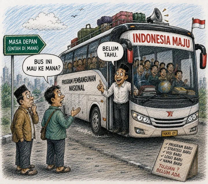 Indonesia Tak Punya Tujuan: Refleksi 1 Muharram 1448 H