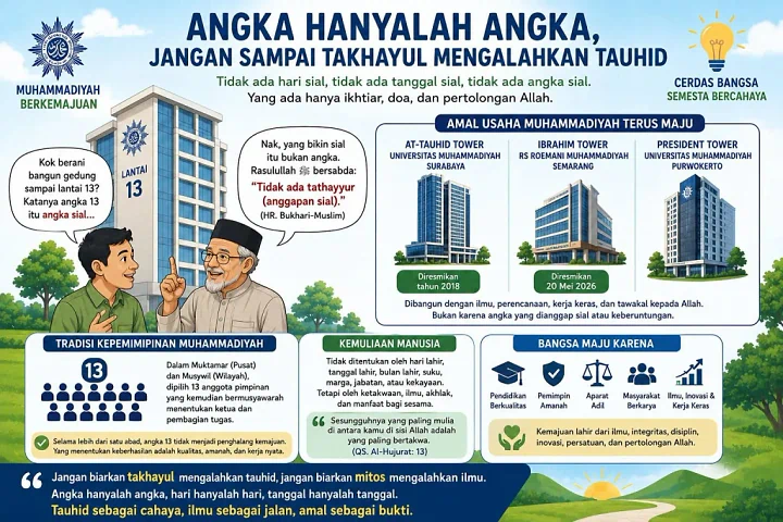 Mitos Angka 13 dan Visi Tajdid Muhammadiyah Berkemajuan