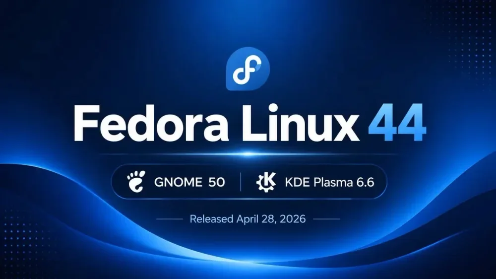 Fedora Linux 44 Release - Tampilan GNOME 50 pada Fedora Workstation 44