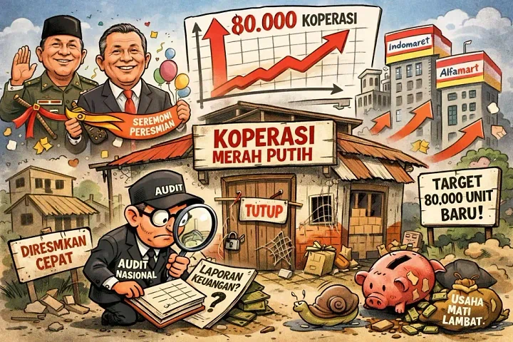 Di Atas Kertas Puluhan Ribu, Di Lapangan Baru Sebagian: Menguji Koperasi Merah Putih