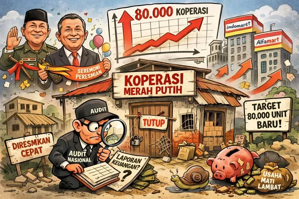 Di Atas Kertas Puluhan Ribu, Di Lapangan Baru Sebagian: Menguji Koperasi Merah Putih