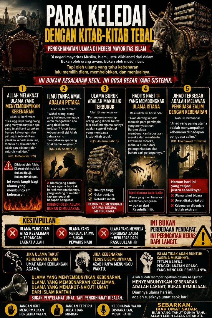 Para Keledai & Kitab Tebal • Pengkhianatan Ulama di Negeri Muslim