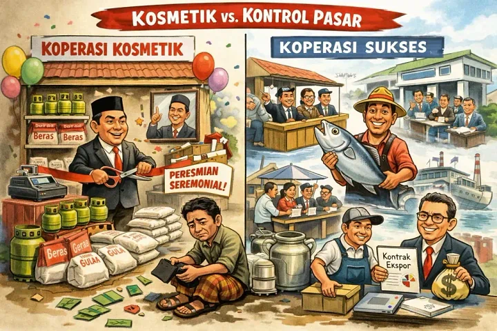 Koperasi Desa: Berhenti Kosmetik, Mulai Menguasai Pasar