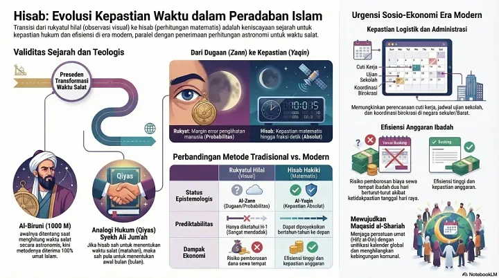 Hisab: Evolusi Kepastian Waktu Islam di Era Modern