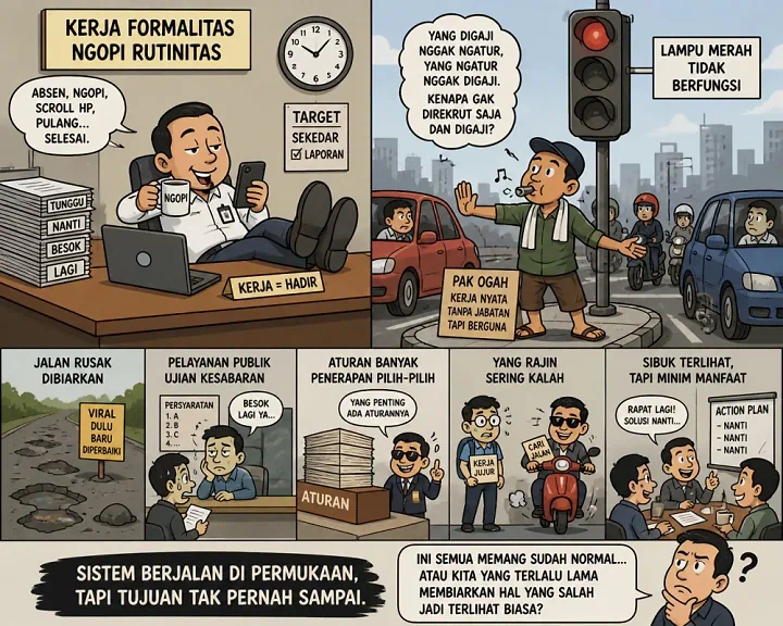 Kerja Formalitas, Ngopi Rutinitas: Fakta Budaya Kerja Modern