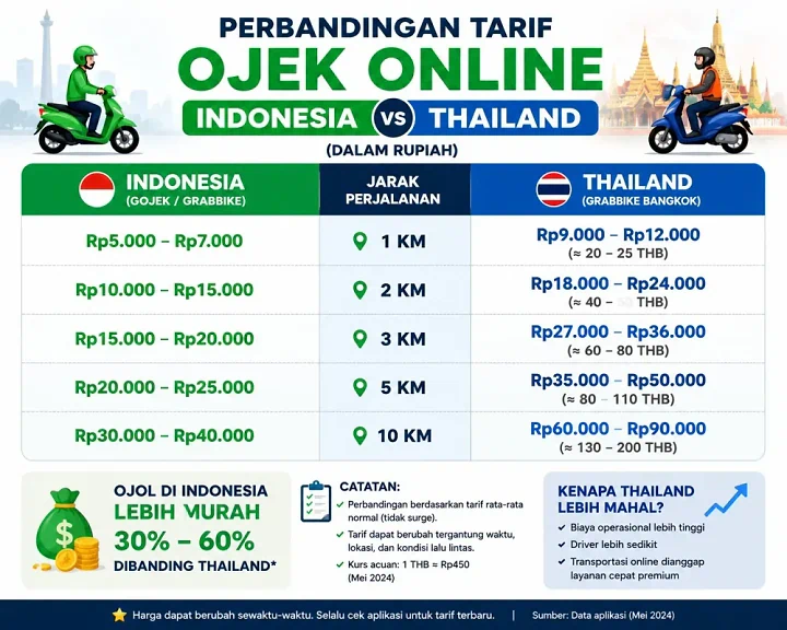 Misteri Tarif Ojol Indonesia: Kenapa Bisa Semurah Itu? ποΈπ¨