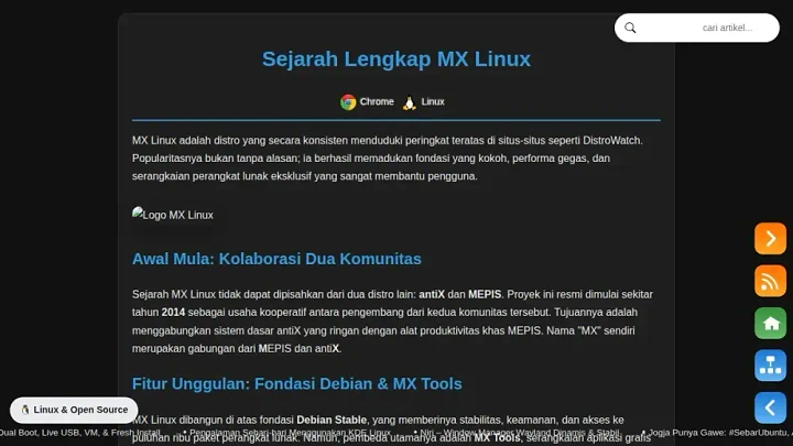 Sejarah Lengkap MX Linux: Distro Andal Pilihan Komunitas