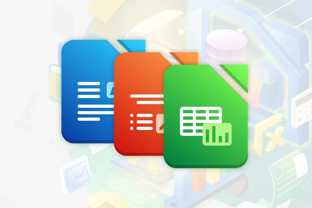 Tampilan LibreOffice desktop