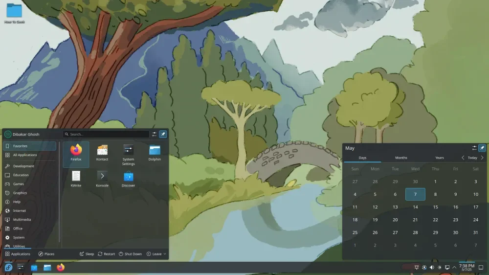 kde