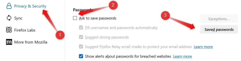 Simpan Password Otomatis
