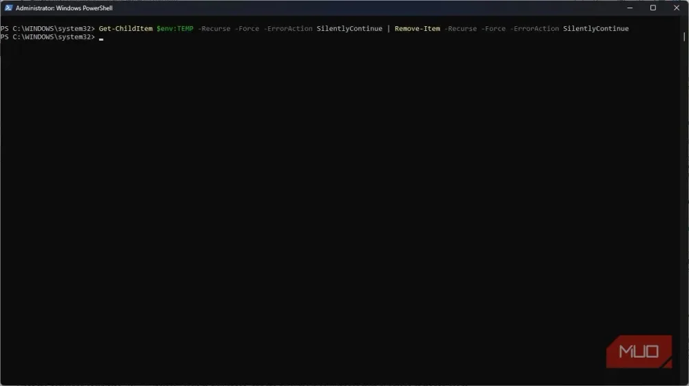 Getting rid of Temp files