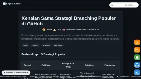 Kenalan Sama Strategi Branching Populer di GitHub 📊
