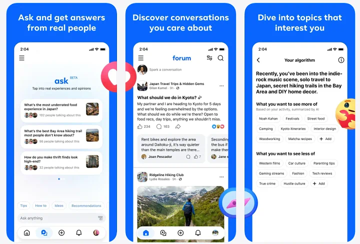 Meta Rilis 'Forum', Aplikasi Baru Pesaing Reddit untuk Grup Facebook