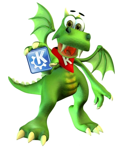 Maskot naga Konqi