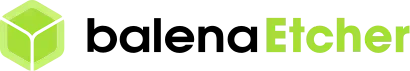 Logo Balena Etcher Flashing Software